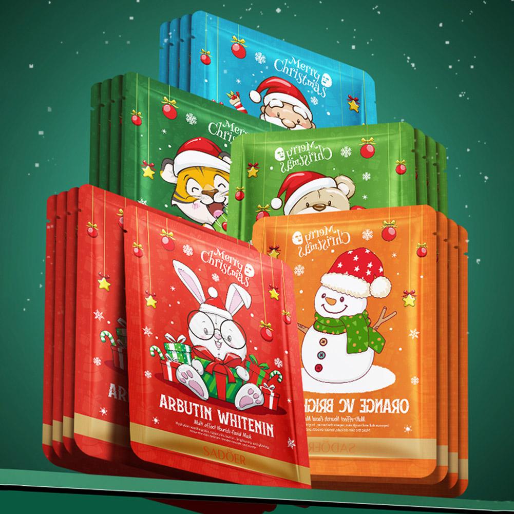 Christmas Series Face Masks Bu - огляд і ціна Sheet Mask Collagen