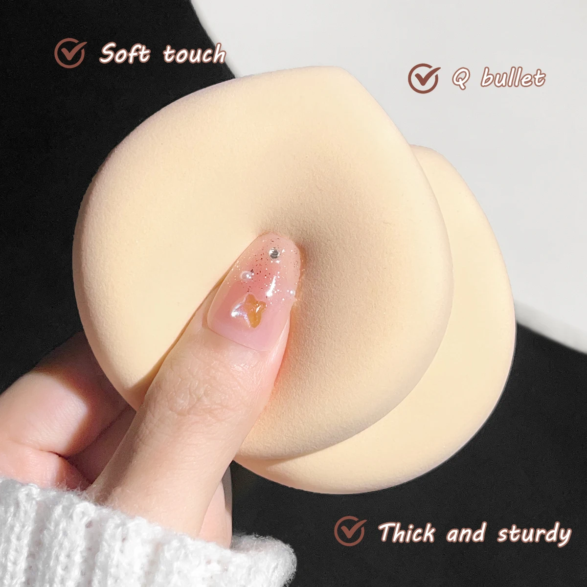 Dry and wet makeup puff sponge - огляд і ціна Bb Cushion Korean
