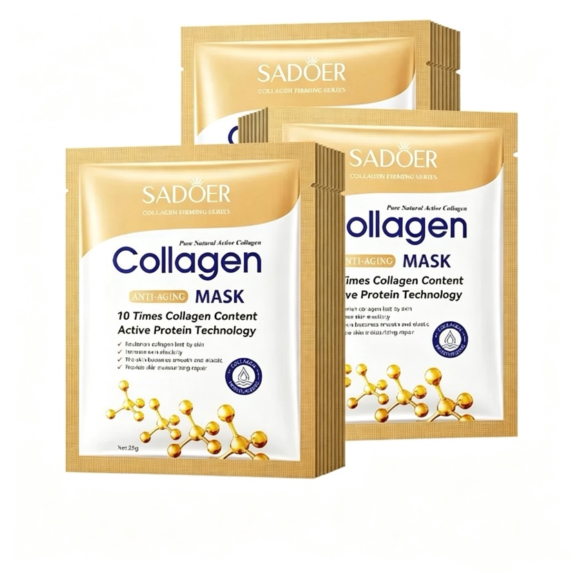 5/10/20/30pcs Korean Collagen  - огляд і ціна Sheet Mask Collagen