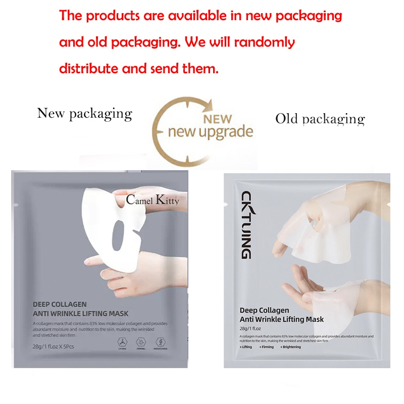 5PCS Collagen Face Masks Deep  - огляд і ціна Sheet Mask Collagen