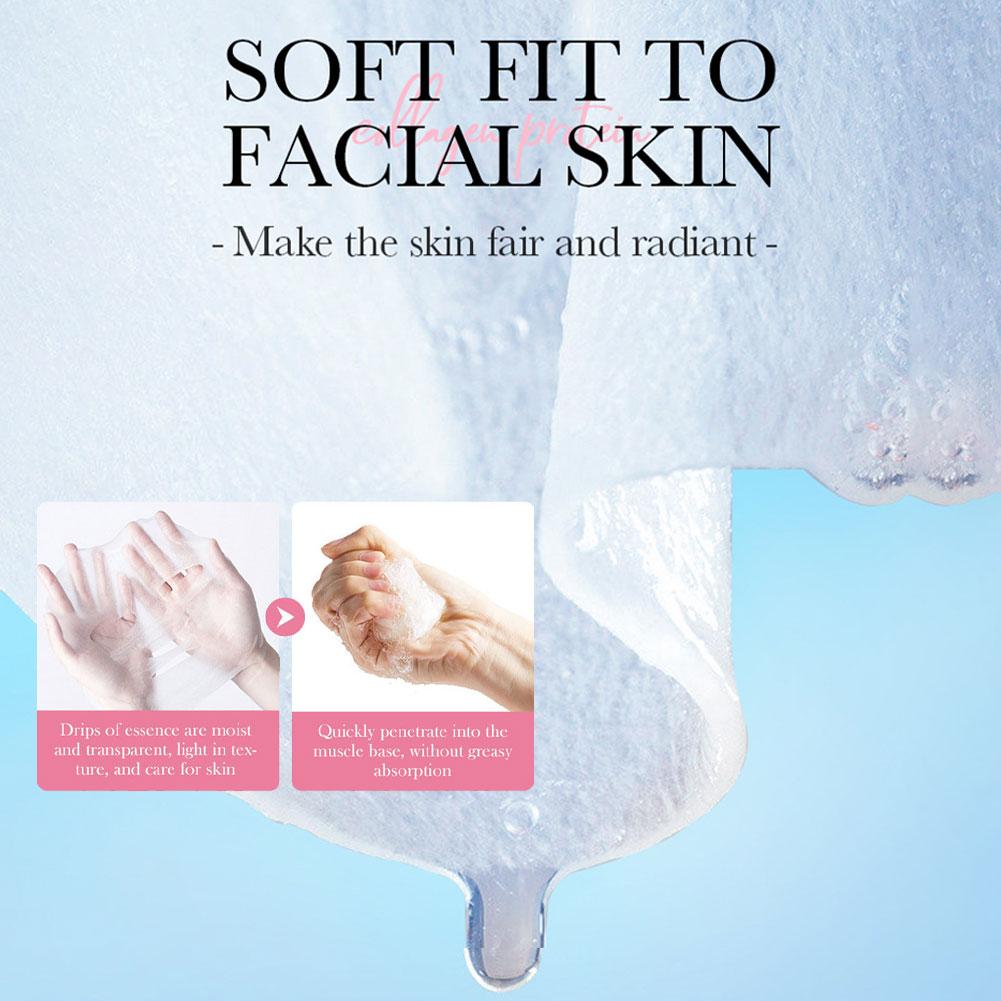 5Pcs Collagen Sakura Face Mask - огляд і ціна Sheet Mask Collagen