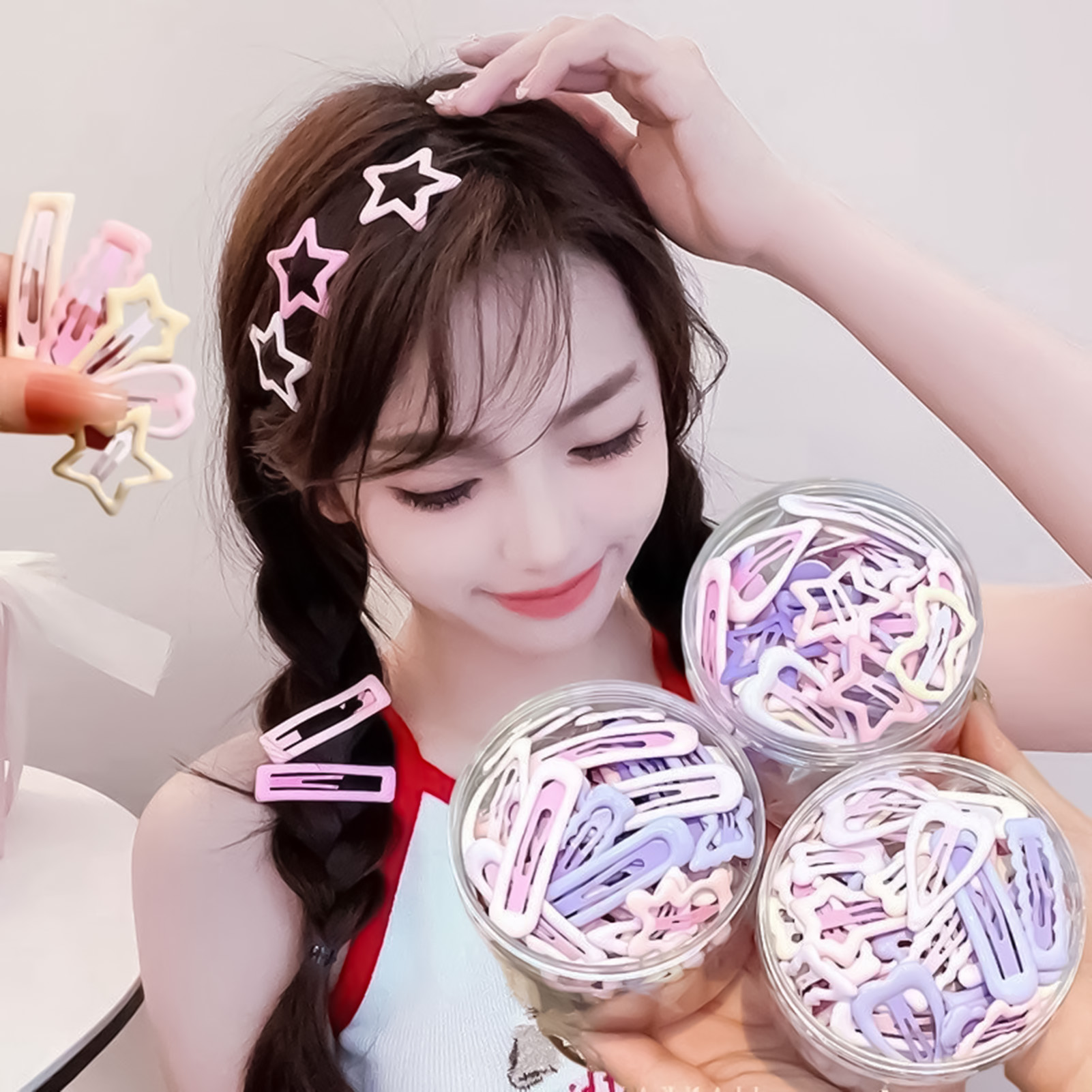3PCS Sweet Style Headwear Pins - огляд і ціна Korean Lifestyle & Kids Boutique Photos