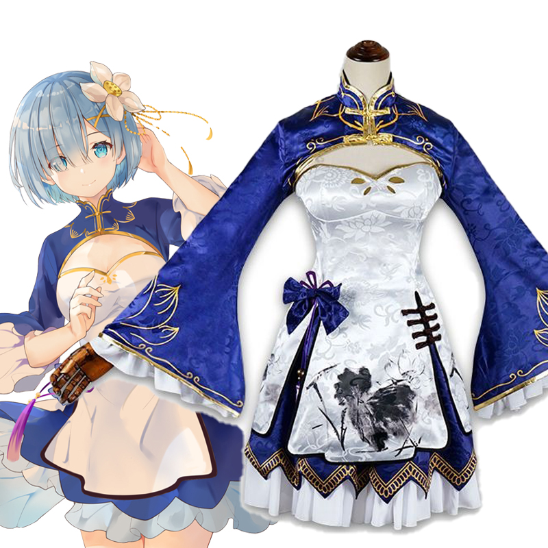 Rem Ram Cosplay Cheongsam Anim - огляд і ціна South Korea Lifestyle
